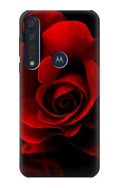 S2898 Red Rose Case Cover Custodia per Motorola Moto G8 Plus