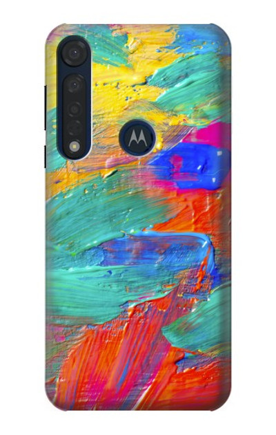 S2942 Brush Stroke Painting Case Cover Custodia per Motorola Moto G8 Plus