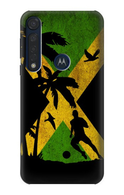 S2975 Jamaica Football Soccer Case Cover Custodia per Motorola Moto G8 Plus