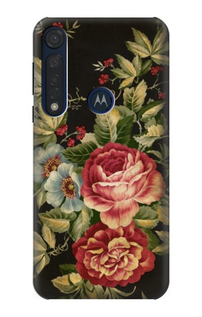 S3013 Vintage Antique Roses Case Cover Custodia per Motorola Moto G8 Plus