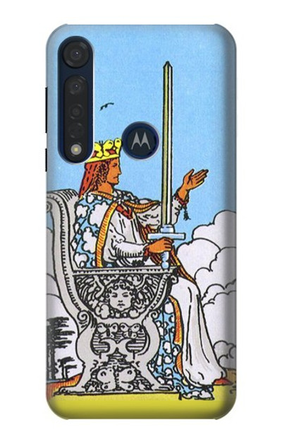 S3068 Tarot Card Queen of Swords Case Cover Custodia per Motorola Moto G8 Plus