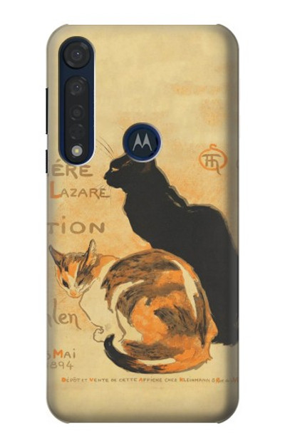 S3229 Vintage Cat Poster Case Cover Custodia per Motorola Moto G8 Plus