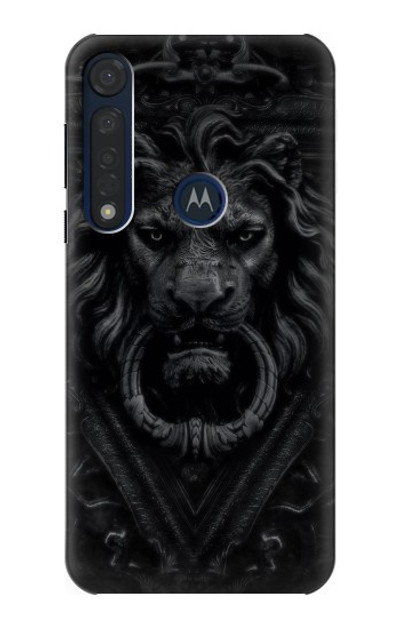 S3619 Dark Gothic Lion Case Cover Custodia per Motorola Moto G8 Plus