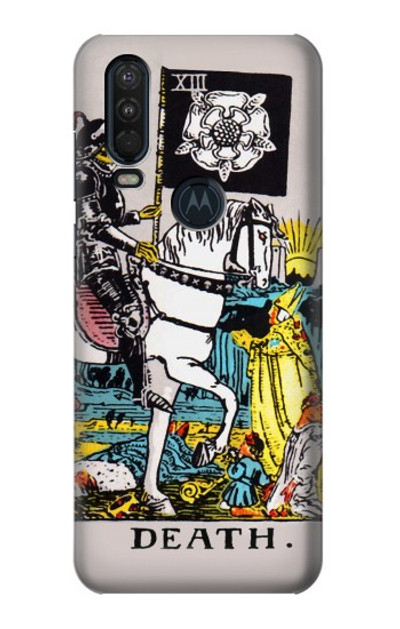 S3008 Tarot Card Death Case Cover Custodia per Motorola One Action (Moto P40 Power)