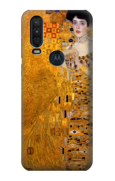 S3332 Gustav Klimt Adele Bloch Bauer Case Cover Custodia per Motorola One Action (Moto P40 Power)