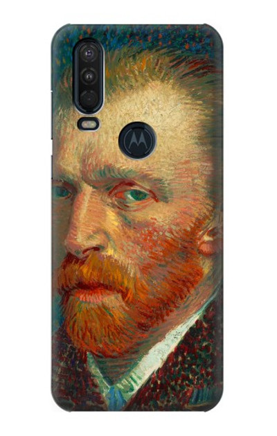 S3335 Vincent Van Gogh Self Portrait Case Cover Custodia per Motorola One Action (Moto P40 Power)