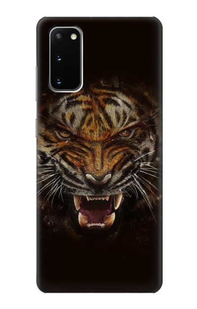 S0575 Tiger Face Case Cover Custodia per Samsung Galaxy S20