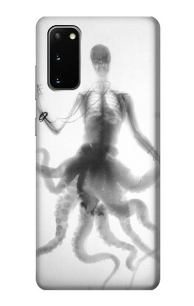 S1432 Skull Octopus X-ray Case Cover Custodia per Samsung Galaxy S20