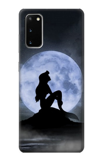 S2668 Mermaid Silhouette Moon Night Case Cover Custodia per Samsung Galaxy S20