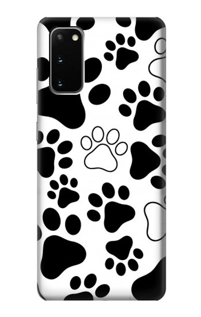 S2904 Dog Paw Prints Case Cover Custodia per Samsung Galaxy S20