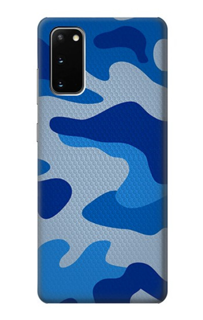 S2958 Army Blue Camo Camouflage Case Cover Custodia per Samsung Galaxy S20