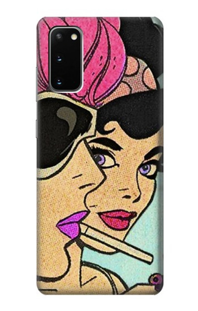 S3171 Girls Pop Art Case Cover Custodia per Samsung Galaxy S20