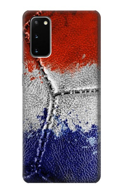 S3304 France Flag Vintage Football Graphic Case Cover Custodia per Samsung Galaxy S20