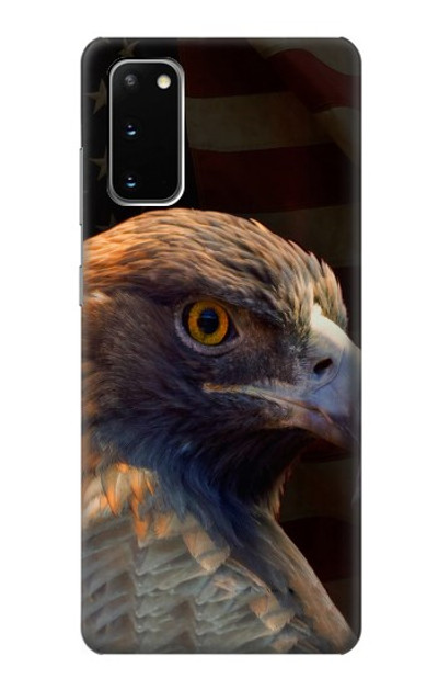 S3376 Eagle American Flag Case Cover Custodia per Samsung Galaxy S20