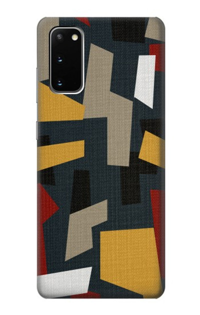S3386 Abstract Fabric Texture Case Cover Custodia per Samsung Galaxy S20