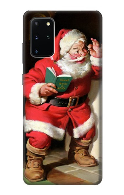 S1417 Santa Claus Merry Xmas Case Cover Custodia per Samsung Galaxy S20 Plus, Galaxy S20+