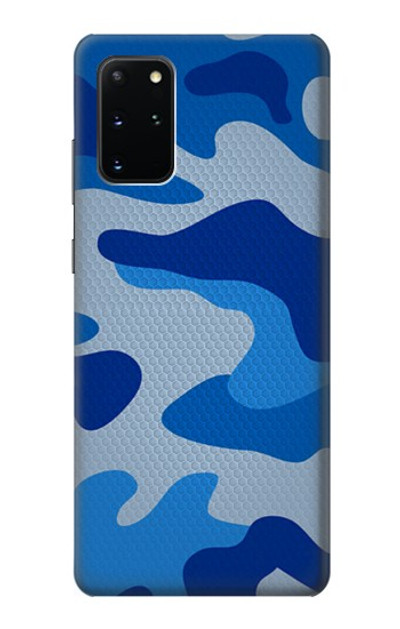S2958 Army Blue Camo Camouflage Case Cover Custodia per Samsung Galaxy S20 Plus, Galaxy S20+