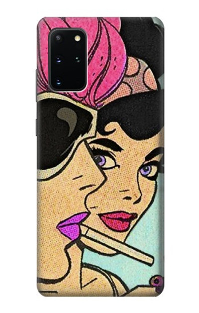 S3171 Girls Pop Art Case Cover Custodia per Samsung Galaxy S20 Plus, Galaxy S20+