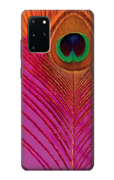 S3201 Pink Peacock Feather Case Cover Custodia per Samsung Galaxy S20 Plus, Galaxy S20+