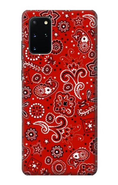S3354 Red Classic Bandana Case Cover Custodia per Samsung Galaxy S20 Plus, Galaxy S20+