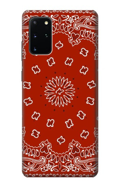 S3355 Bandana Red Pattern Case Cover Custodia per Samsung Galaxy S20 Plus, Galaxy S20+