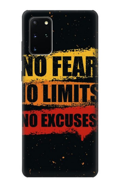 S3492 No Fear Limits Excuses Case Cover Custodia per Samsung Galaxy S20 Plus, Galaxy S20+