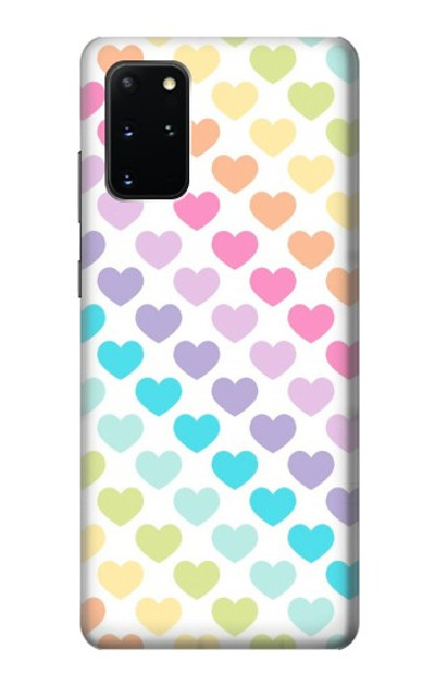 S3499 Colorful Heart Pattern Case Cover Custodia per Samsung Galaxy S20 Plus, Galaxy S20+