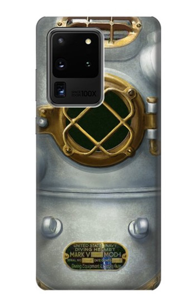 S2646 Vintage Deep Sea Diver Helmet Case Cover Custodia per Samsung Galaxy S20 Ultra