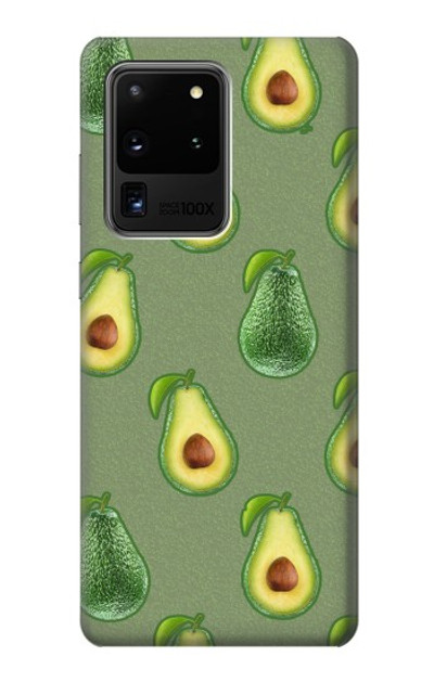 S3285 Avocado Fruit Pattern Case Cover Custodia per Samsung Galaxy S20 Ultra