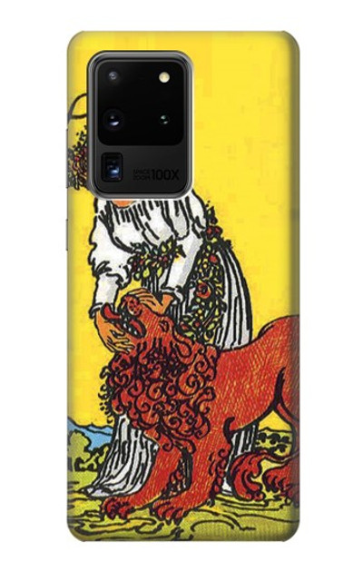 S3458 Strength Tarot Card Case Cover Custodia per Samsung Galaxy S20 Ultra