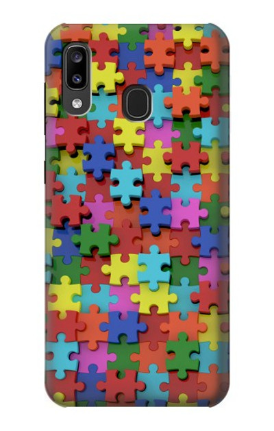 S0816 Puzzle Case Cover Custodia per Samsung Galaxy A20, Galaxy A30 S0816 Puzzle Case Cover Custodia per Samsung Galaxy A20, Galaxy A30
