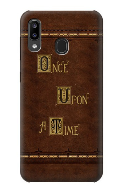 S2643 Once Upon A Time Book Case Cover Custodia per Samsung Galaxy A20, Galaxy A30