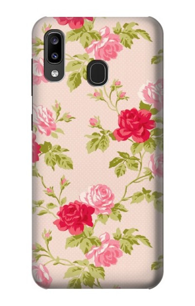 S3037 Pretty Rose Cottage Flora Case Cover Custodia per Samsung Galaxy A20, Galaxy A30