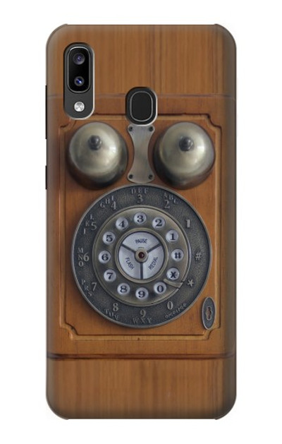 S3146 Antique Wall Retro Dial Phone Case Cover Custodia per Samsung Galaxy A20, Galaxy A30