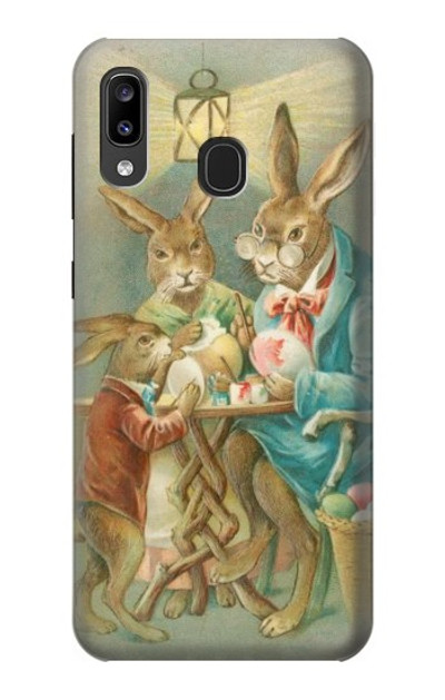 S3164 Easter Rabbit Family Case Cover Custodia per Samsung Galaxy A20, Galaxy A30