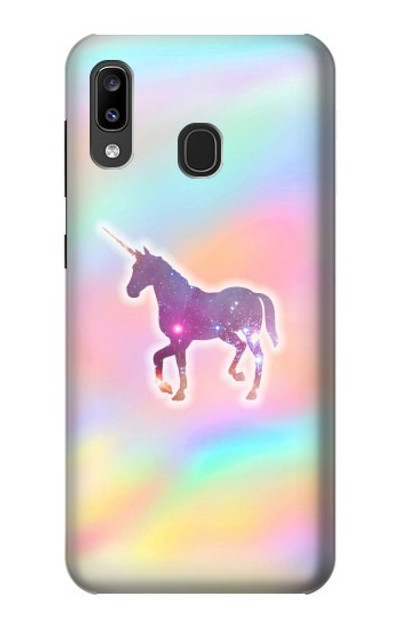 S3203 Rainbow Unicorn Case Cover Custodia per Samsung Galaxy A20, Galaxy A30