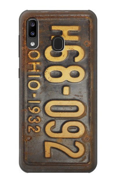 S3228 Vintage Car License Plate Case Cover Custodia per Samsung Galaxy A20, Galaxy A30