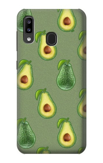 S3285 Avocado Fruit Pattern Case Cover Custodia per Samsung Galaxy A20, Galaxy A30
