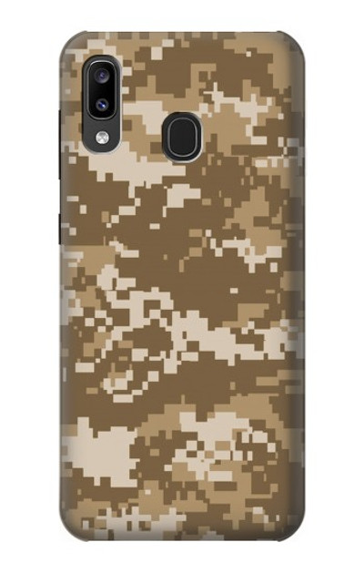 S3294 Army Desert Tan Coyote Camo Camouflage Case Cover Custodia per Samsung Galaxy A20, Galaxy A30