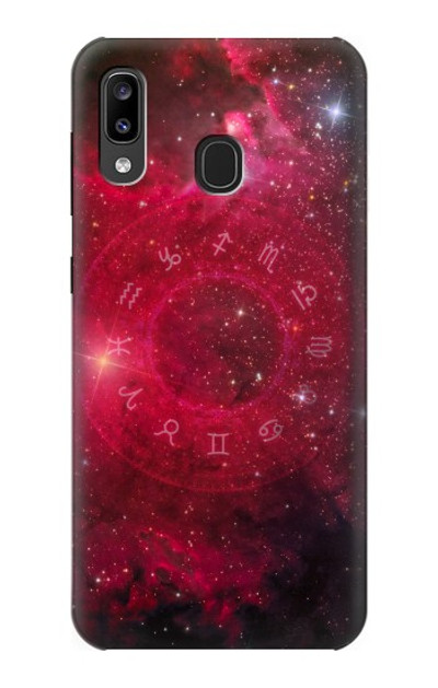 S3368 Zodiac Red Galaxy Case Cover Custodia per Samsung Galaxy A20, Galaxy A30