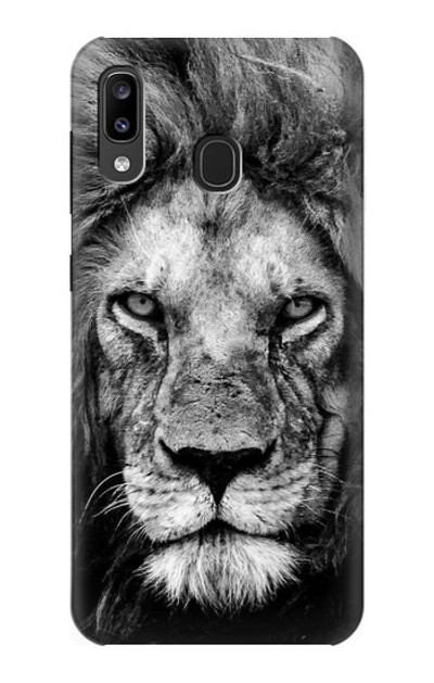 S3372 Lion Face Case Cover Custodia per Samsung Galaxy A20, Galaxy A30