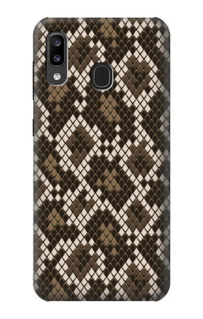 S3389 Seamless Snake Skin Pattern Graphic Case Cover Custodia per Samsung Galaxy A20, Galaxy A30