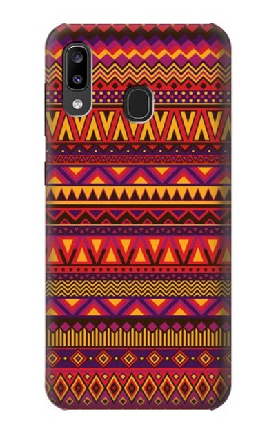 S3404 Aztecs Pattern Case Cover Custodia per Samsung Galaxy A20, Galaxy A30