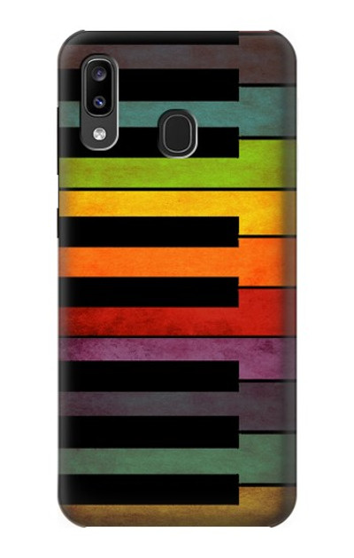 S3451 Colorful Piano Case Cover Custodia per Samsung Galaxy A20, Galaxy A30