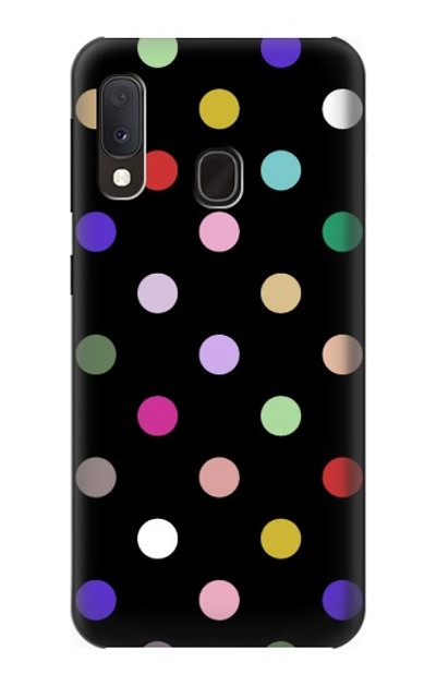 S3532 Colorful Polka Dot Case Cover Custodia per Samsung Galaxy A20e S3532 Colorful Polka Dot Case Cover Custodia per Samsung Galaxy A20e