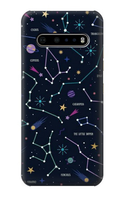 S3220 Star Map Zodiac Constellations Case Cover Custodia per LG V60 ThinQ 5G