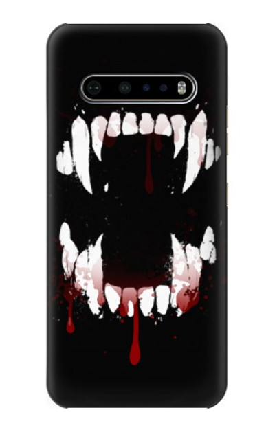 S3527 Vampire Teeth Bloodstain Case Cover Custodia per LG V60 ThinQ 5G