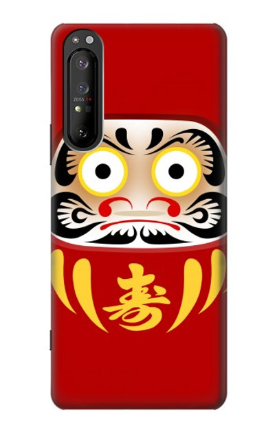 S3045 Japan Good Luck Daruma Doll Case Cover Custodia per Sony Xperia 1 II