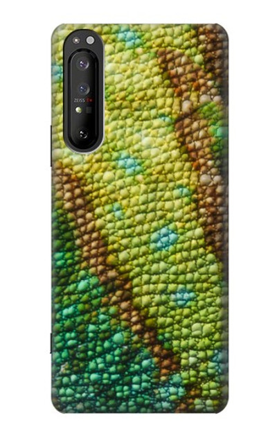 S3057 Lizard Skin Graphic Printed Case Cover Custodia per Sony Xperia 1 II