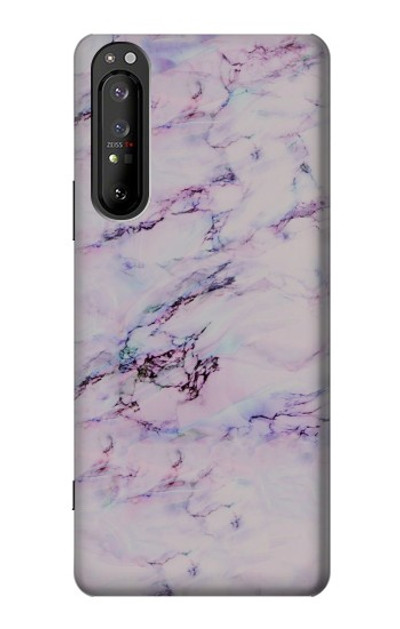 S3215 Seamless Pink Marble Case Cover Custodia per Sony Xperia 1 II